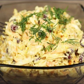 Легкий и аппетитный салат для каждодневного меню