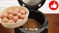 Кулинарный шедевр: Мясные котлеты с кабачком и моцареллой, поданные с гречкой в мультиварке