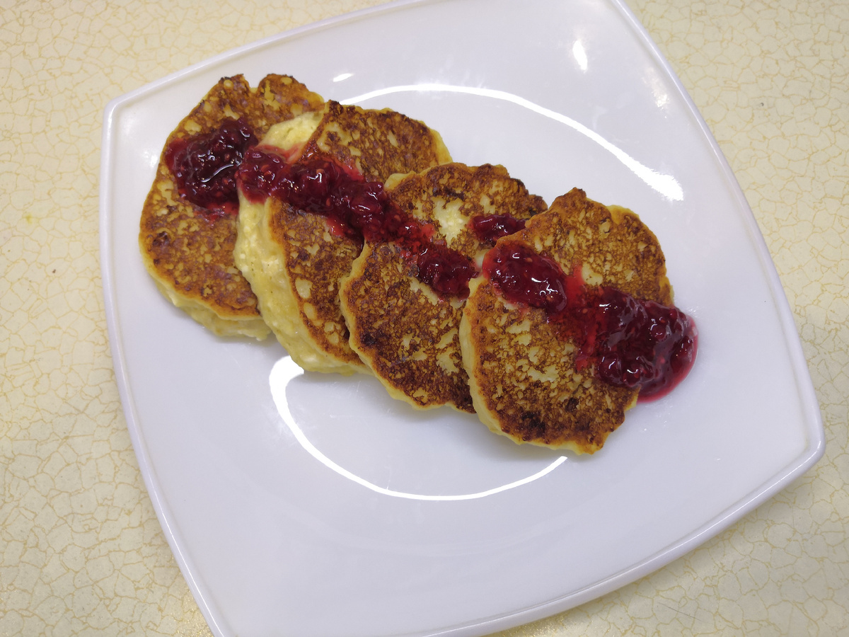 Как приготовить удивительные оладьи с бананом и творогом