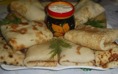 Удивительные блины с куриным мясом и цветной капустой: идеальное угощение к Масленице