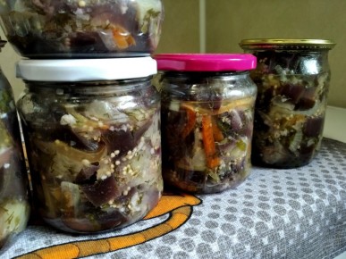 Простая и аппетитная заготовка из баклажанов на зиму