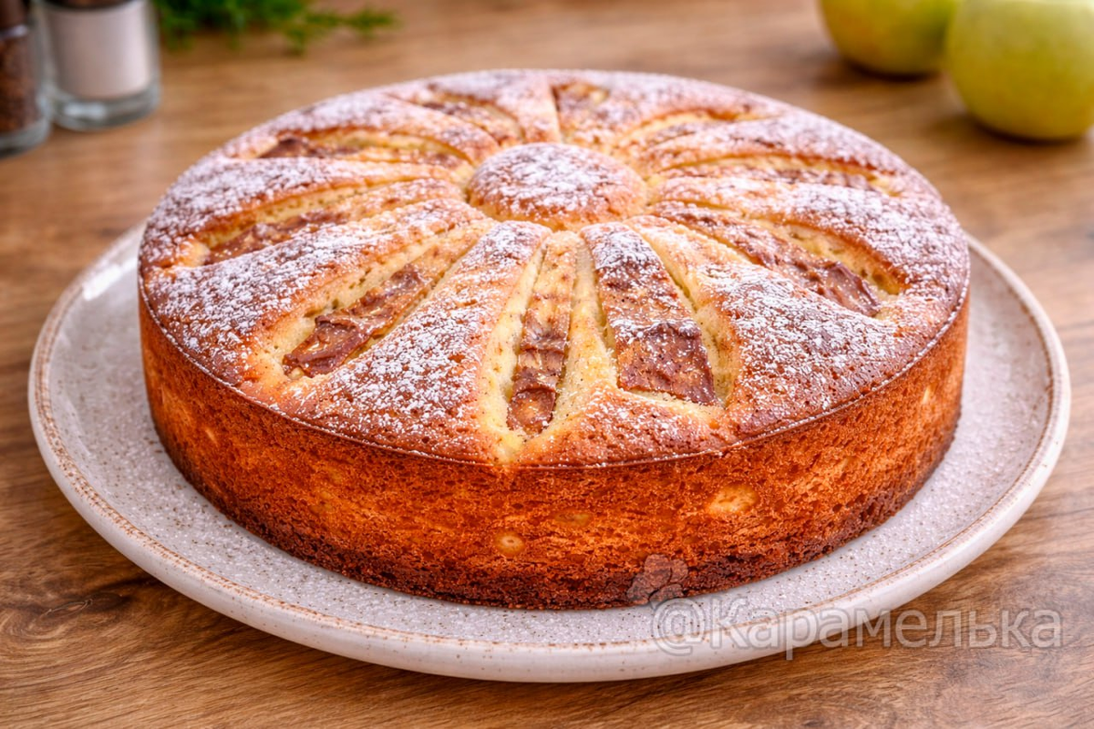 Шарлотка, которая всегда удаётся: простой и надежный рецепт