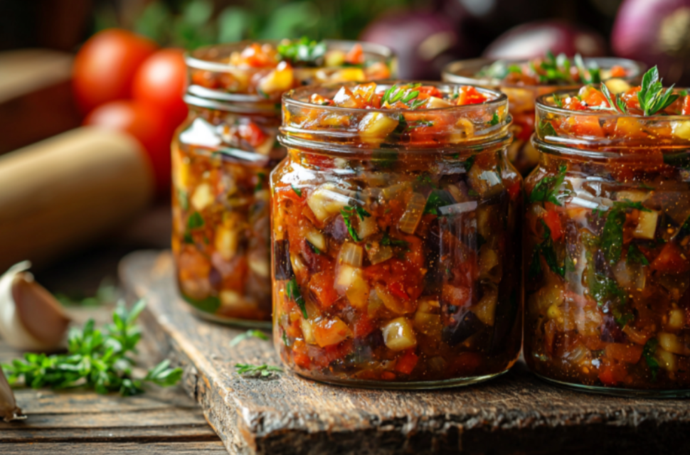 Летнее лечо из баклажанов: идеальная закуска на зиму