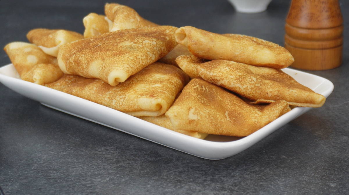 Легкие и вкусные блины с необычной начинкой, которые покорят всех