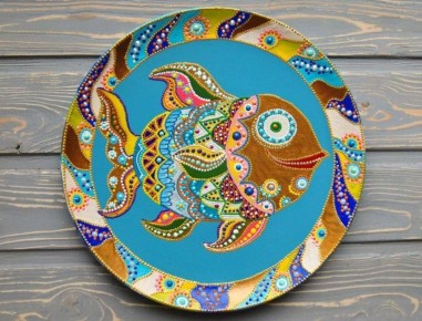 Как создать уникальное панно из тарелки, которое украсит любой интерьер