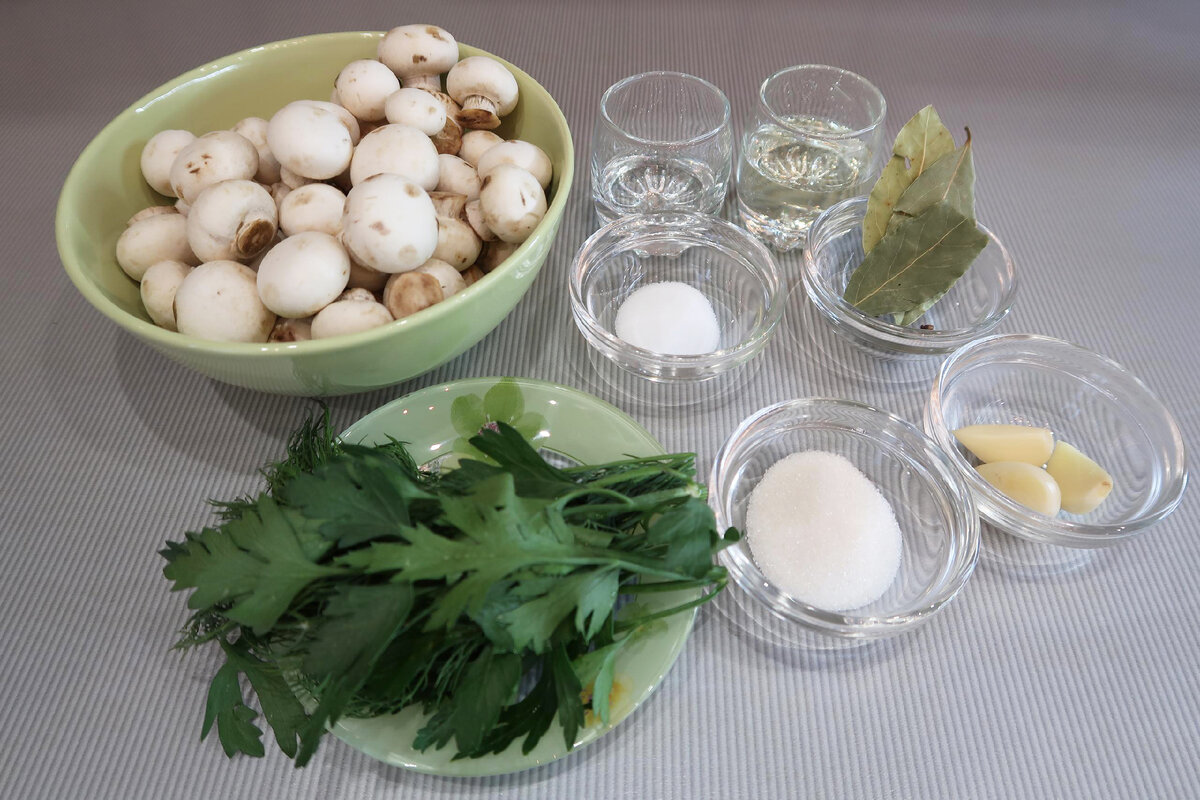 Удивительная закуска: простые маринованные шампиньоны за 10 минут