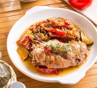 Нежный кролик с овощами: здоровый ужин для всей семьи